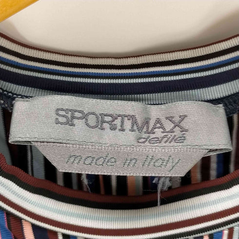 マックスマーラ MAX MARA スポットマックス マルチストライプ カットソー レディース JPN:S