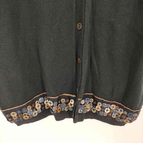 エトロ ETRO Vネック 半袖カーディガン レディース 46