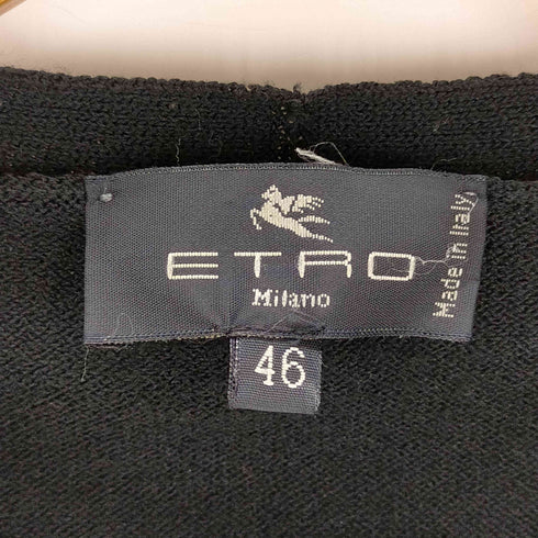 エトロ ETRO Vネック 半袖カーディガン レディース 46