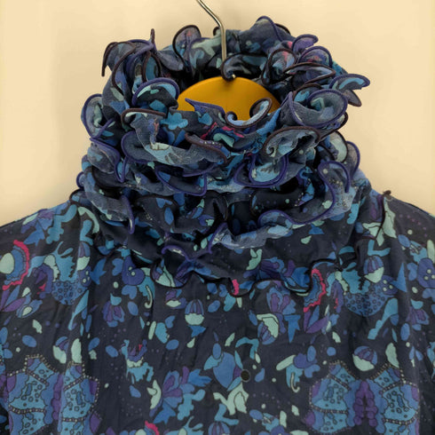 イッセイミヤケフェット ISSEY MIYAKE FETE 総柄 タートルネックシアーカットソー レディース 02