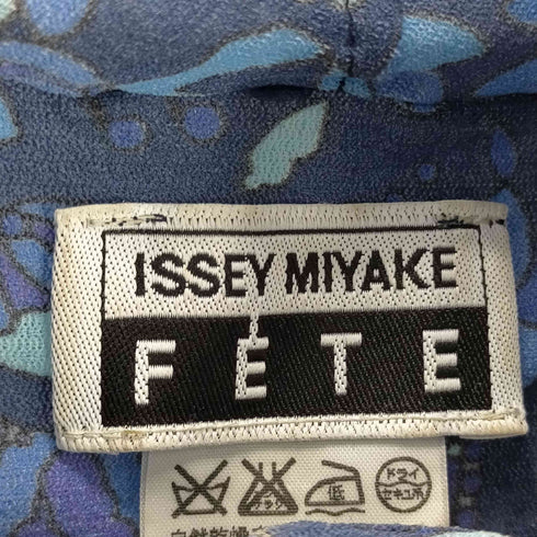 イッセイミヤケフェット ISSEY MIYAKE FETE 総柄 タートルネックシアーカットソー レディース 02