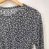 ザラ ZARA フラワーデザイン プリーツワンピース レディース import:M