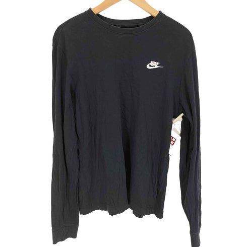 ナイキ NIKE 22SS Sportswear Long-Sleeve T-Shirt ロゴ 刺繍 L/S Tシャツ メンズ import:L