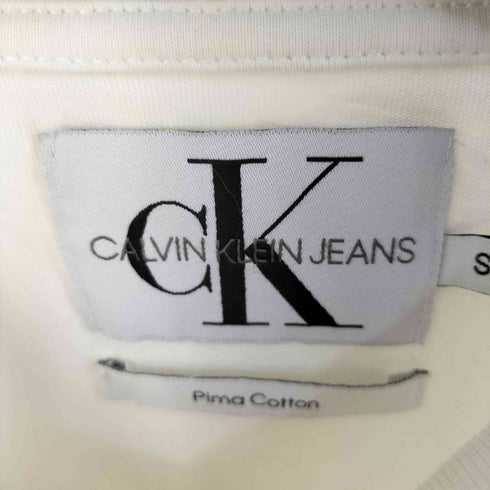 カルバンクラインジーンズ Calvin Klein Jeans フロントロゴTシャツ レディース import:S