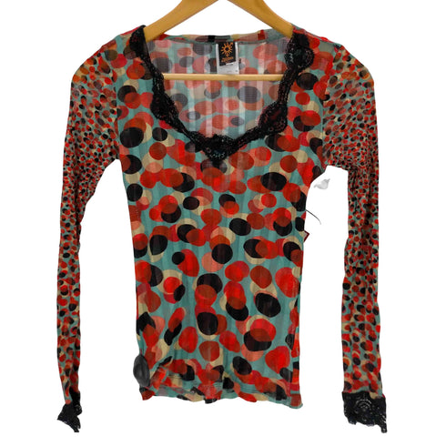 ジャンポールゴルチエ Jean Paul GAULTIER SOLEIL ドット柄 パワーネット レディース JPN:S