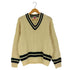 ヘインズ Hanes 90s ウール チルデンニット Vネックニット メンズ import:M