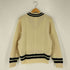 ヘインズ Hanes 90s ウール チルデンニット Vネックニット メンズ import:M
