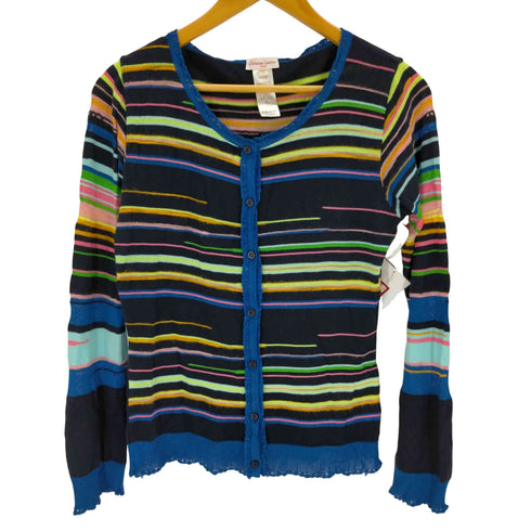 クリスチャンラクロワ Christian Lacroix マルチボーダーカーディガン レディース JPN:M