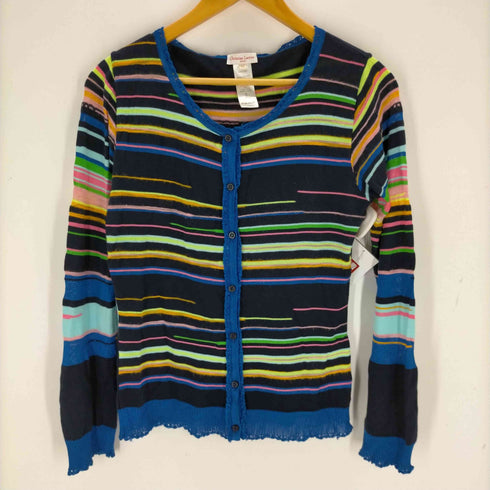 クリスチャンラクロワ Christian Lacroix マルチボーダーカーディガン レディース JPN:M