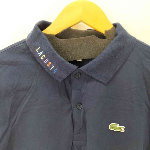 ラコステ LACOSTE Slim Fit Multicoloured Signature Stretch Polo Shirt メンズ import:L