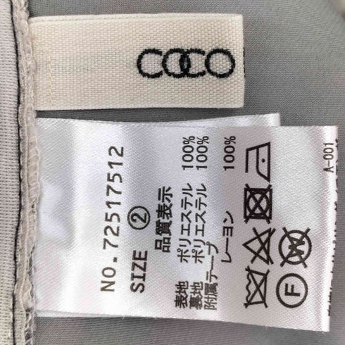 ココディール COCO DEAL 配色ラインスリットレーススカート レディース 2