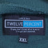 TWELVE PERCENT ロゴ刺繍 クルーネックスウェット メンズ import:XXL
