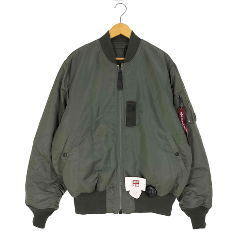 アルファインダストリーズ ALPHA INDUSTRIES WAIPER 別注 MA-1 フライトジャケット メンズ 3L