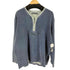 BLEIFREI ハーフジップ Vネックスウェット メンズ import:L