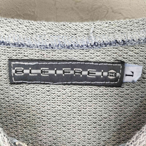 BLEIFREI ハーフジップ Vネックスウェット メンズ import:L