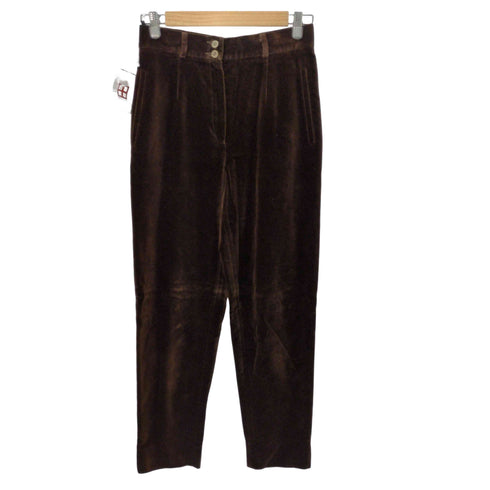 テーパードベロアパンツ レディース US8
