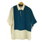 クルニ CULLNI Double Cloth Asymmetrical Stripe Short Sleeve Shirt メンズ JPN:2
