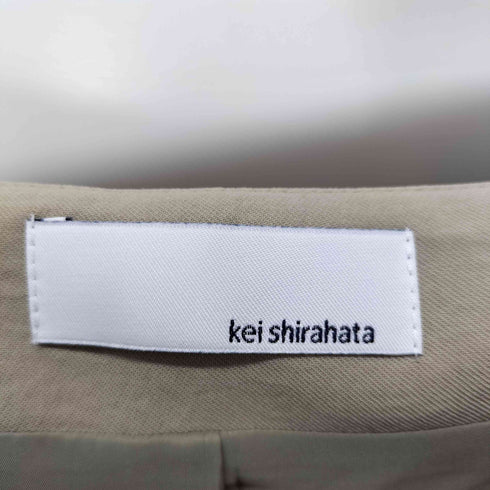 ケイシラハタ kei shirahata フロントジップスリットスカート レディース JPN:1