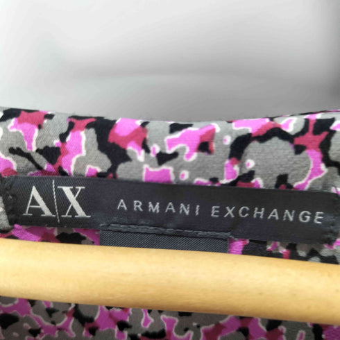 アルマーニエクスチェンジ ARMANI EXCHANGE L/S 総柄ワンピース レディース