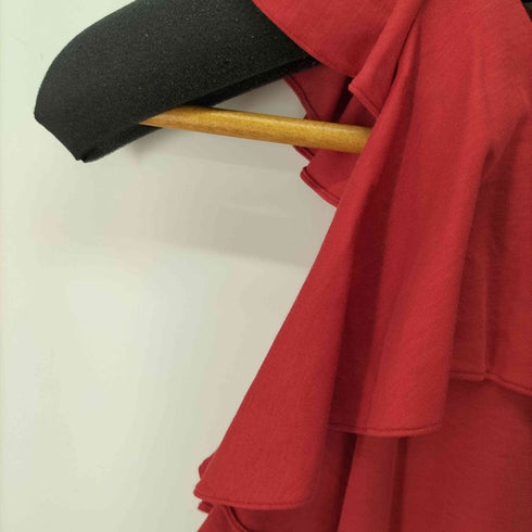 ラルフローレン RALPH LAUREN フリルデザインノースリーブブラウス レディース import:S