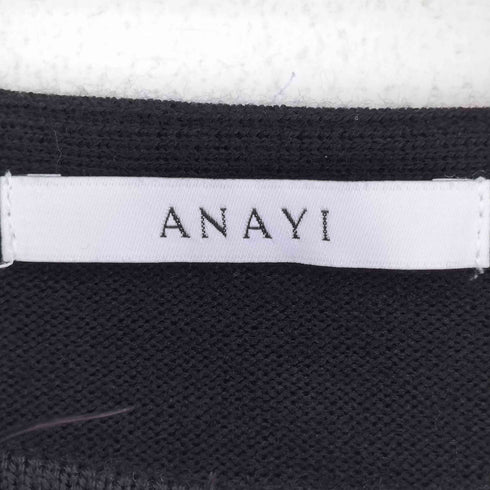 アナイ ANAYI メリノウールフェザー プルオーバー レディース 36