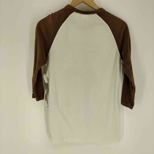 バーデン BURDEN CALIFORNIAPEACE LOVE&HAIGHT プリント タオル地 Q/S ラグランスリーブ Tシャツ メンズ import:M