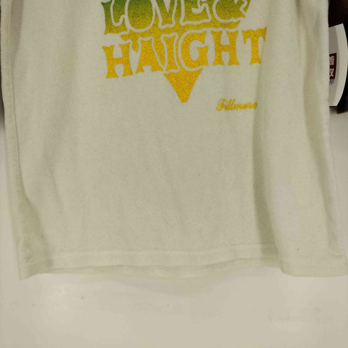 バーデン BURDEN CALIFORNIAPEACE LOVE&HAIGHT プリント タオル地 Q/S ラグランスリーブ Tシャツ メンズ import:M
