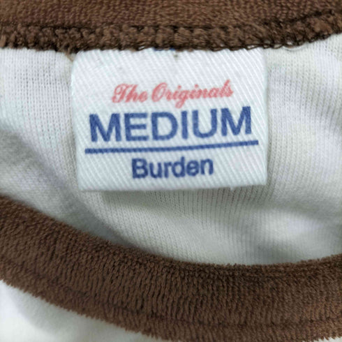 バーデン BURDEN CALIFORNIAPEACE LOVE&HAIGHT プリント タオル地 Q/S ラグランスリーブ Tシャツ メンズ import:M