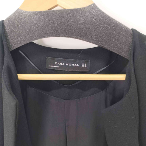 ザラ ZARA デザインロングベスト レディース import:S