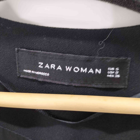 ザラ ZARA デザインロングベスト レディース import:S