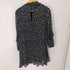 ザラ ZARA L/S 総柄プリーツワンピース レディース import:M