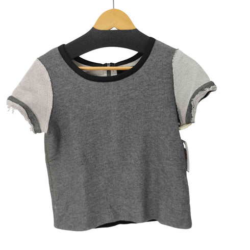 ディーゼル DIESEL S/S カットオフデザインスウェットTシャツ レディース