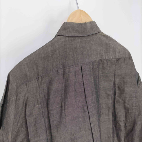 メンズティノラス MENS TENORAS CALZTURE UOMO リネン コットン S/S シアー シャツ メンズ FREE