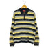 シュプリーム Supreme Stripe Zip L/S Polo ストライプ ジップ ロングスリーブ ポロシャツ メンズ import:L