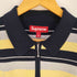 シュプリーム Supreme Stripe Zip L/S Polo ストライプ ジップ ロングスリーブ ポロシャツ メンズ import:L
