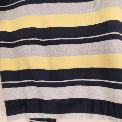 シュプリーム Supreme Stripe Zip L/S Polo ストライプ ジップ ロングスリーブ ポロシャツ メンズ import:L