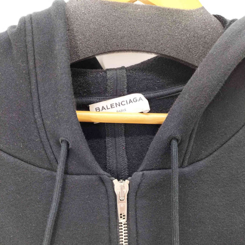 バレンシアガ BALENCIAGA ロゴプリント ジップアップパーカー メンズ import:XS