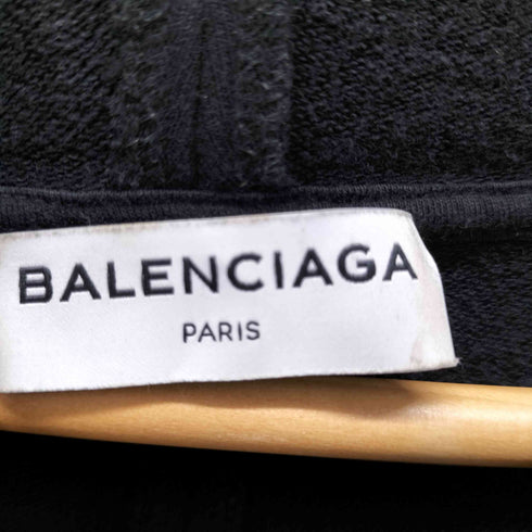 バレンシアガ BALENCIAGA ロゴプリント ジップアップパーカー メンズ import:XS