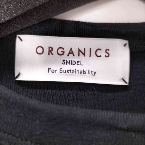 スナイデル snidel ORGANICSコンパクトロゴTシャツ レディース ONE SIZE