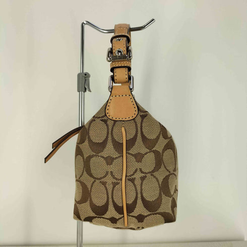 コーチ COACH シグネチャー柄 ポーチ ミニハンドバッグ レディース