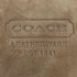 コーチ COACH エンボスロゴ刻印 スウェード ポーチ ミニハンドバッグ レディース