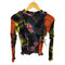 デシグアル Desigual 22AW María Escoté plaid ribbed pullover レディース import:M