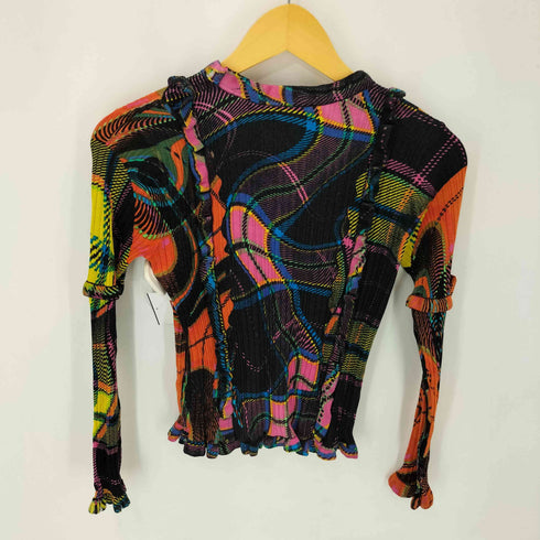 デシグアル Desigual 22AW María Escoté plaid ribbed pullover レディース import:M