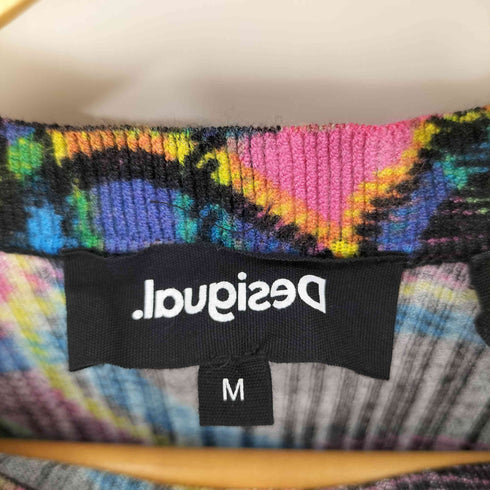 デシグアル Desigual 22AW María Escoté plaid ribbed pullover レディース import:M