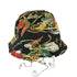 ハフ HUF USA製 総柄バケットハット SOUVENIR メンズ