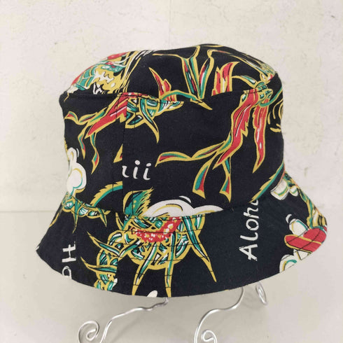 ハフ HUF USA製 総柄バケットハット SOUVENIR メンズ