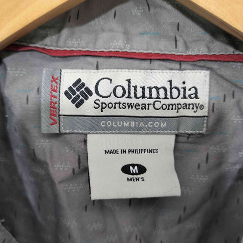 コロンビア Columbia S/S 総柄ポケット シャツ メンズ import:M