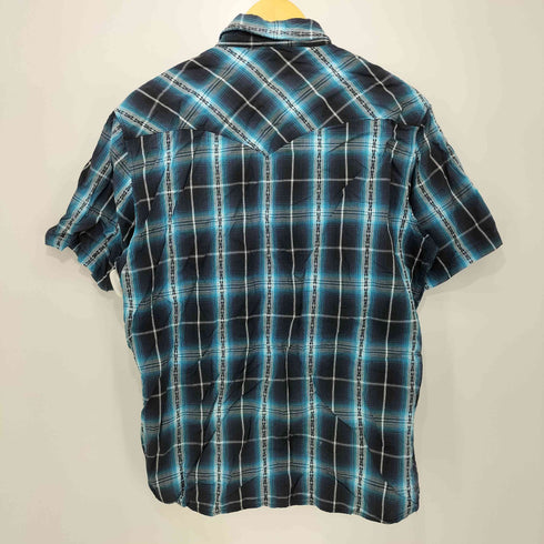 ROUAHATTE チェック S/S ワークシャツ メンズ import:XL