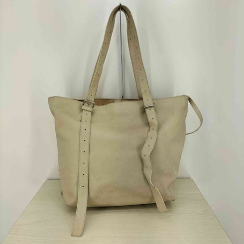 エムエムシックスメゾンマルジェラ MM6 Maison Margiela カーフレザー トートバッグ レディース
