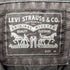 リーバイス Levis スーパー ブラック デニム ダウン ジャケット 襟ボア メンズ import:M